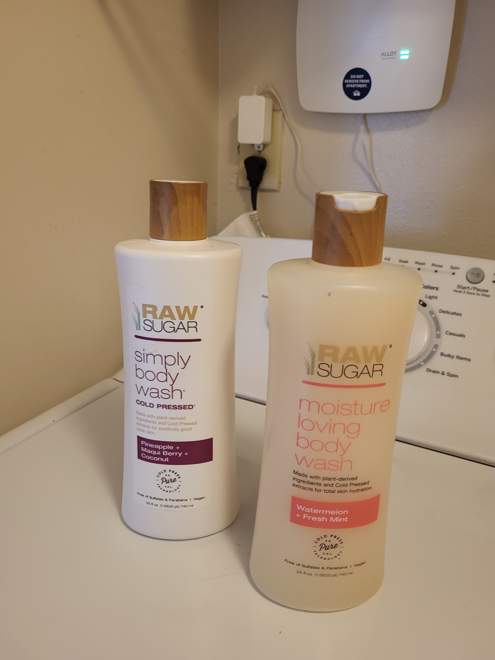 Raw Sugar Moisture Loving Body Wash - Watermelon + Fresh Mint (Cream)